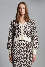 Load image into Gallery viewer, RUMI CARDI | IVORY/ESPRESSO
