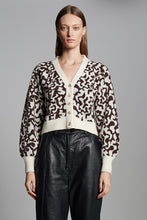 Load image into Gallery viewer, RUMI CARDI | IVORY/ESPRESSO

