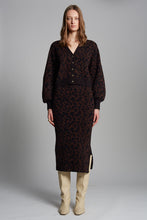 Load image into Gallery viewer, JUNO SKIRT | BLACK + ESPRESSO
