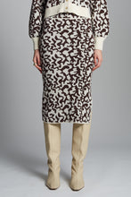 Load image into Gallery viewer, JUNO SKIRT | IVORY + ESPRESSO

