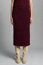Load image into Gallery viewer, PIA TUBE SKIRT | MERLOT
