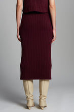 Load image into Gallery viewer, PIA TUBE SKIRT | MERLOT
