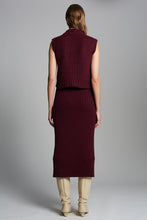 Load image into Gallery viewer, PIA TUBE SKIRT | MERLOT
