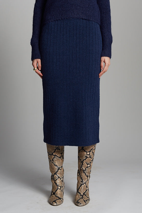 PIA TUBE SKIRT | NAVY