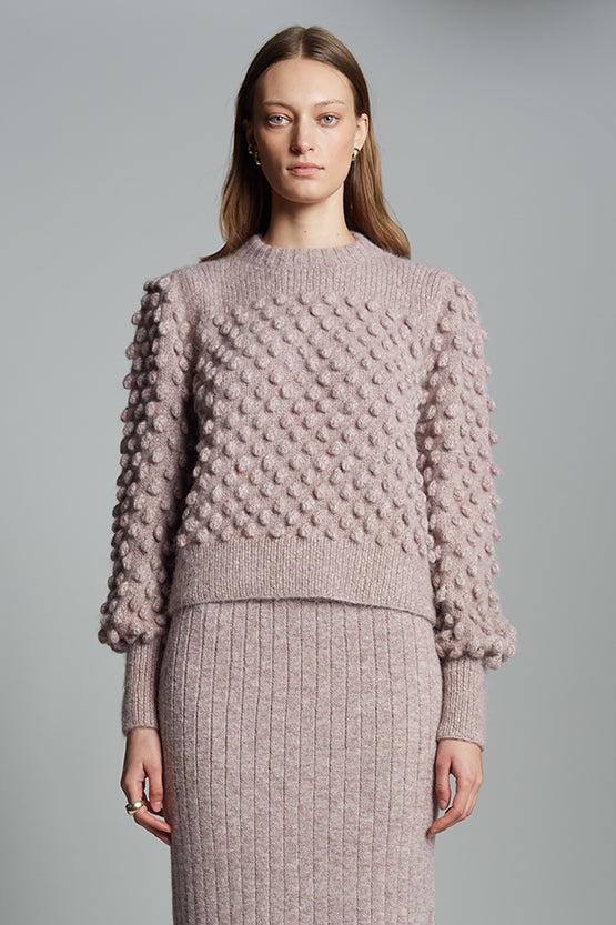 CAMILA SWEATER | PINK MELANGE
