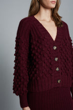 Load image into Gallery viewer, SAGE CARDI | MERLOT
