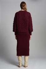 Load image into Gallery viewer, SAGE CARDI | MERLOT
