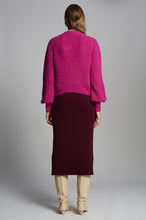 Load image into Gallery viewer, SARA CARDI | FUCHSIA
