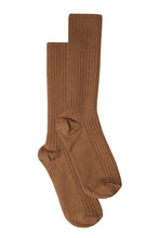 Load image into Gallery viewer, ALI RIBBED SOCK | CAMEL
