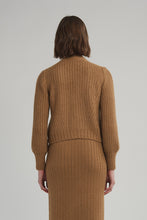 Load image into Gallery viewer, SARA CARDI | RICH CAMEL
