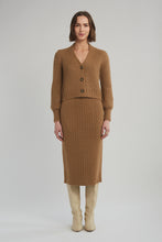 Load image into Gallery viewer, SARA CARDI | RICH CAMEL

