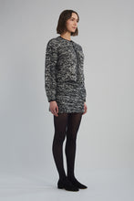 Load image into Gallery viewer, SKYLAR CARDI | IVORY/BLACK TWEED
