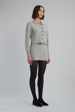 Load image into Gallery viewer, SADIE CARDI | PALE MELANGE GREY
