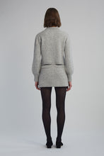 Load image into Gallery viewer, SADIE CARDI | PALE MELANGE GREY
