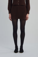LYDIA MINI SKIRT | COCOA