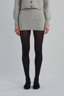 LYDIA MINI SKIRT | PALE MELANGE GREY