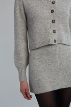 Load image into Gallery viewer, LYDIA MINI SKIRT | PALE MELANGE GREY
