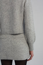Load image into Gallery viewer, LYDIA MINI SKIRT | PALE MELANGE GREY

