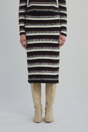 PIA MULTI STRIPE TUBE SKIRT