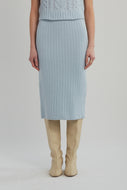 PIA TUBE SKIRT | POWDER BLUE