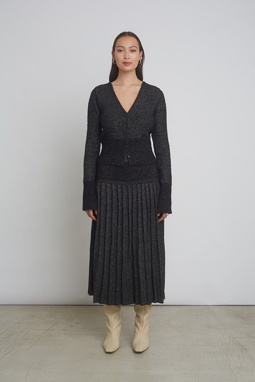 JENNI CARDI | BLACK + SILVER LUREX – Eleven Six Knits