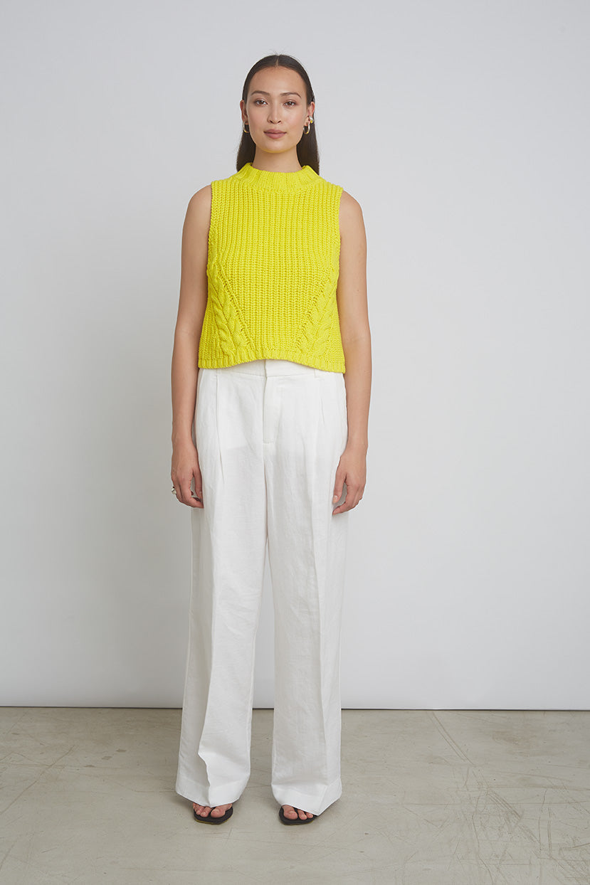 LILY TANK | CITRON – Eleven Six Knits