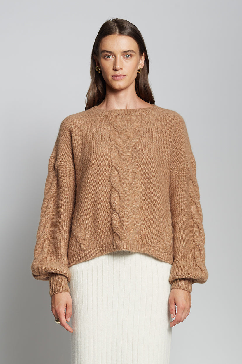 VAIDA SWEATER | CAMEL