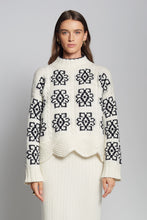 Load image into Gallery viewer, SIENNA SWEATER | IVORY + BLACK
