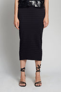 CARRIE TUBE SKIRT | BLACK