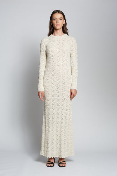 AURELA DRESS | IVORY – Eleven Six Knits