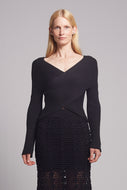 TIA SWEATER | BLACK
