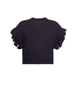 Load image into Gallery viewer, TANYA RUFFLE TANK | BLACK
