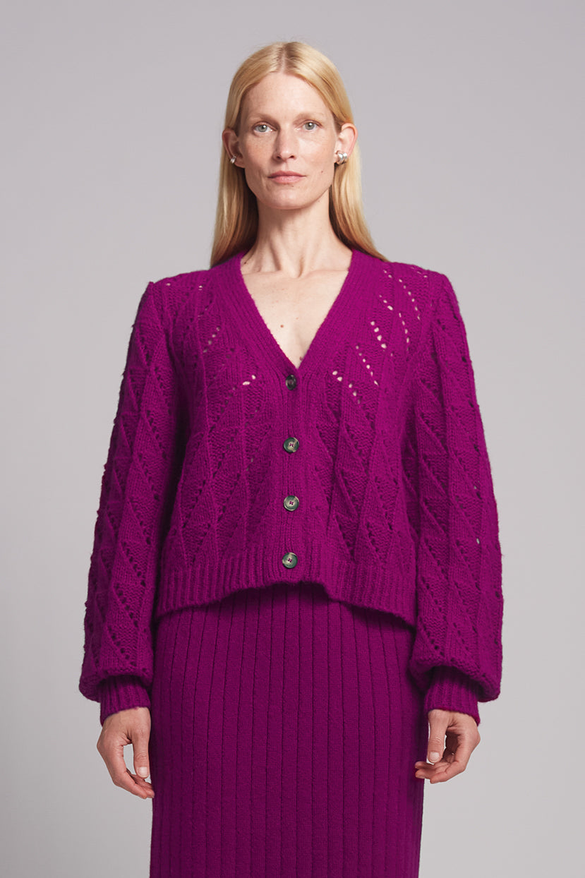 MAIYET CARDI | MAGENTA
