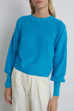 Load image into Gallery viewer, LAYLA SWEATER | CYAN
