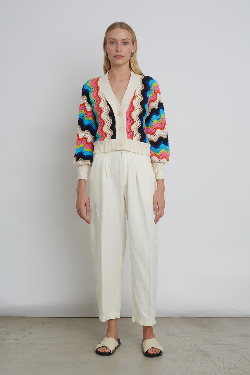 LUNA CARDI MULTI COLOR Eleven Six Knits