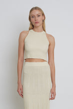 Load image into Gallery viewer, TIA CROP TANK | IVORY
