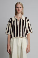 LILA CROCHET SHIRT