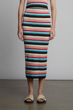 Load image into Gallery viewer, CARRIE MULTI STRIPE TUBE SKIRT
