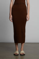 CARRIE TUBE SKIRT | ESPRESSO | EXCLUSIVE