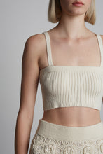 Load image into Gallery viewer, PEARLA CROP TOP | IVORY
