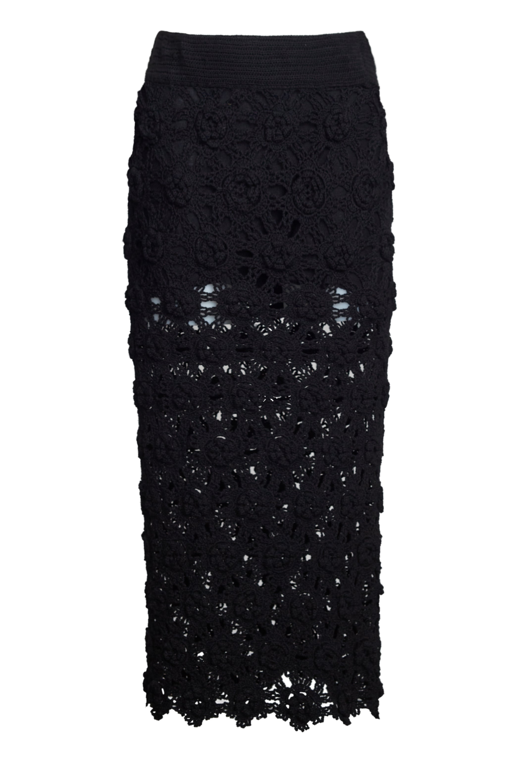 ISA CROCHET SKIRT | BLACK – Eleven Six Knits