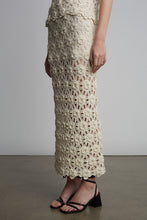 Load image into Gallery viewer, ISA CROCHET SKIRT | IVORY
