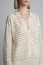 Load image into Gallery viewer, ADA CROCHET SHIRT | IVORY
