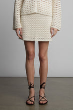 Load image into Gallery viewer, AVA MINI SKIRT | IVORY
