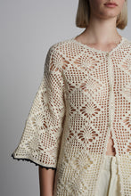 Load image into Gallery viewer, VIOLET CROCHET COVER UP | IVORY
