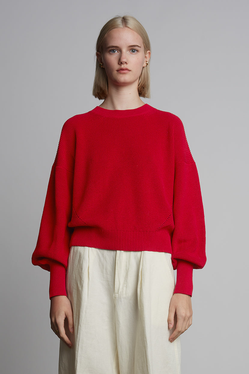 LAYLA SWEATER | ROSSO