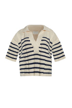 Load image into Gallery viewer, LARIA STRIPE POLO SWEATER
