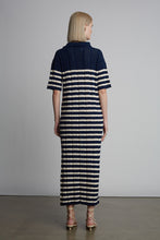 Load image into Gallery viewer, EMMIE STRIPE DRESS | NAVY + IVORY STRIPE
