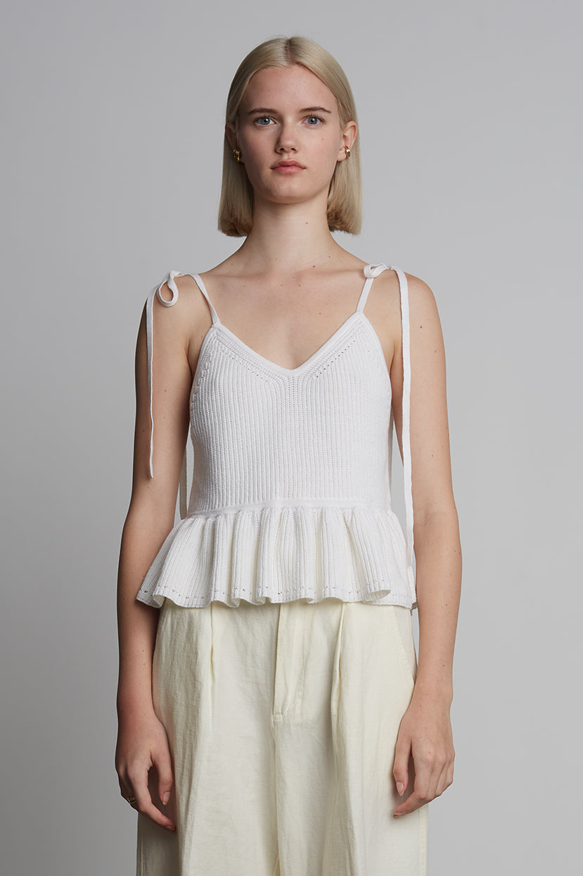 MALI CAMI | WHITE – Eleven Six Knits