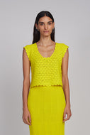 ZARIA CROCHET TOP | LIMONE